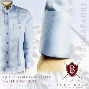 Chacabana Azul Larimar con Alforzas Clasicas